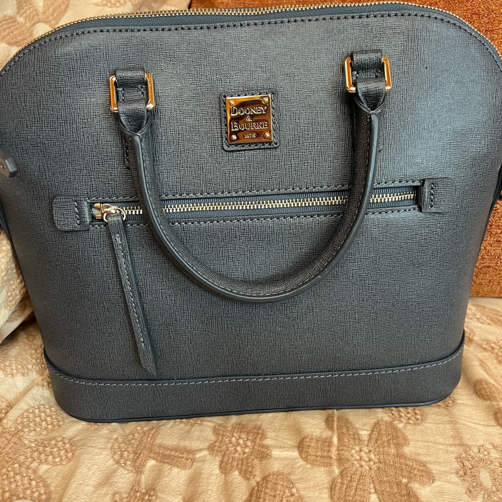 Dooney and Bourke Domed Zip Satchel